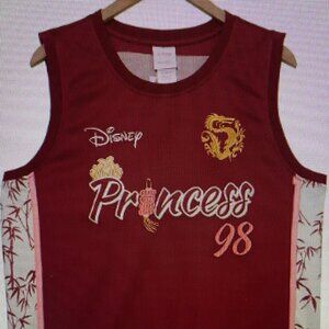 Disney Mulan Women's Plus Size Cropped Basketball Jersey